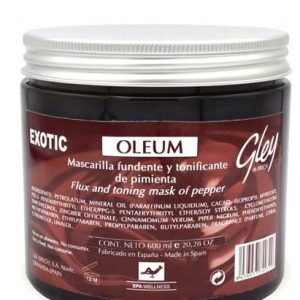 OLEUM. Mascarilla Fundente y Tonificante de Especias con un Fondo de Cacao